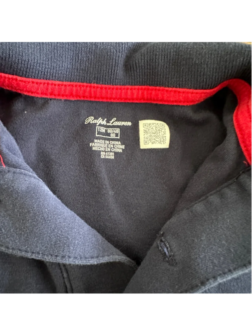 Polo Ralph Lauren Baby Romper 12M Navy All Over Pony Logo Long Sleeve
